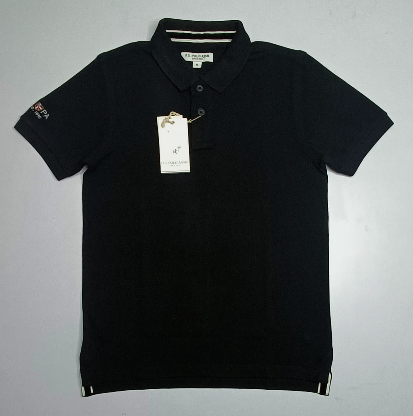 US Polo Cotton Plain Polo T Shirt
