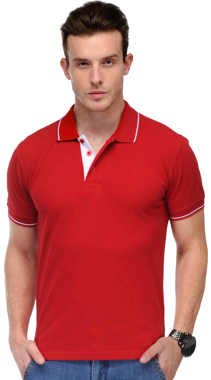 Scott Cotton Tipping Polo T Shirt