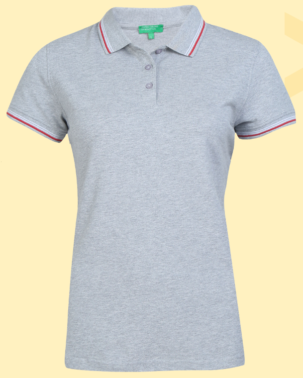 UCB Polycotton Tipping Female Polo T Shirt