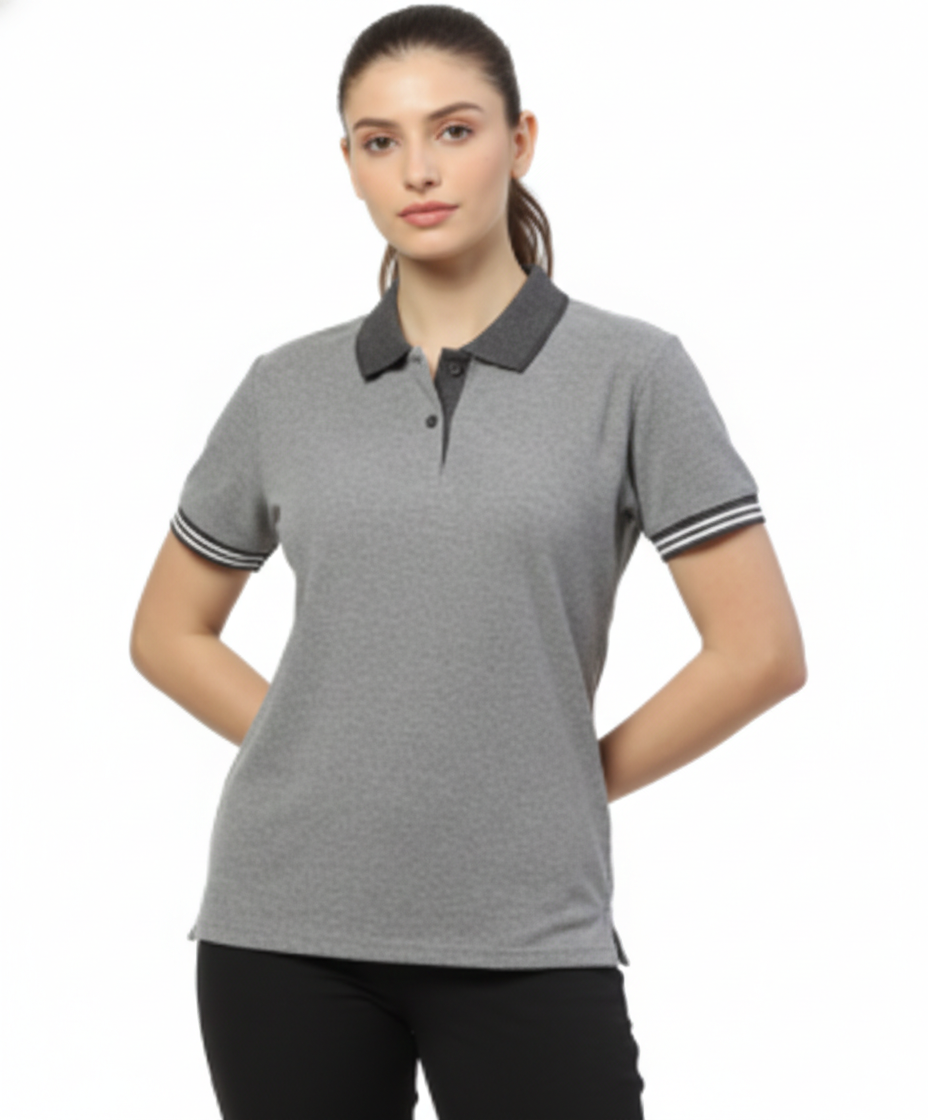 Hummel Polycotton Tipping Female Polo T Shirt