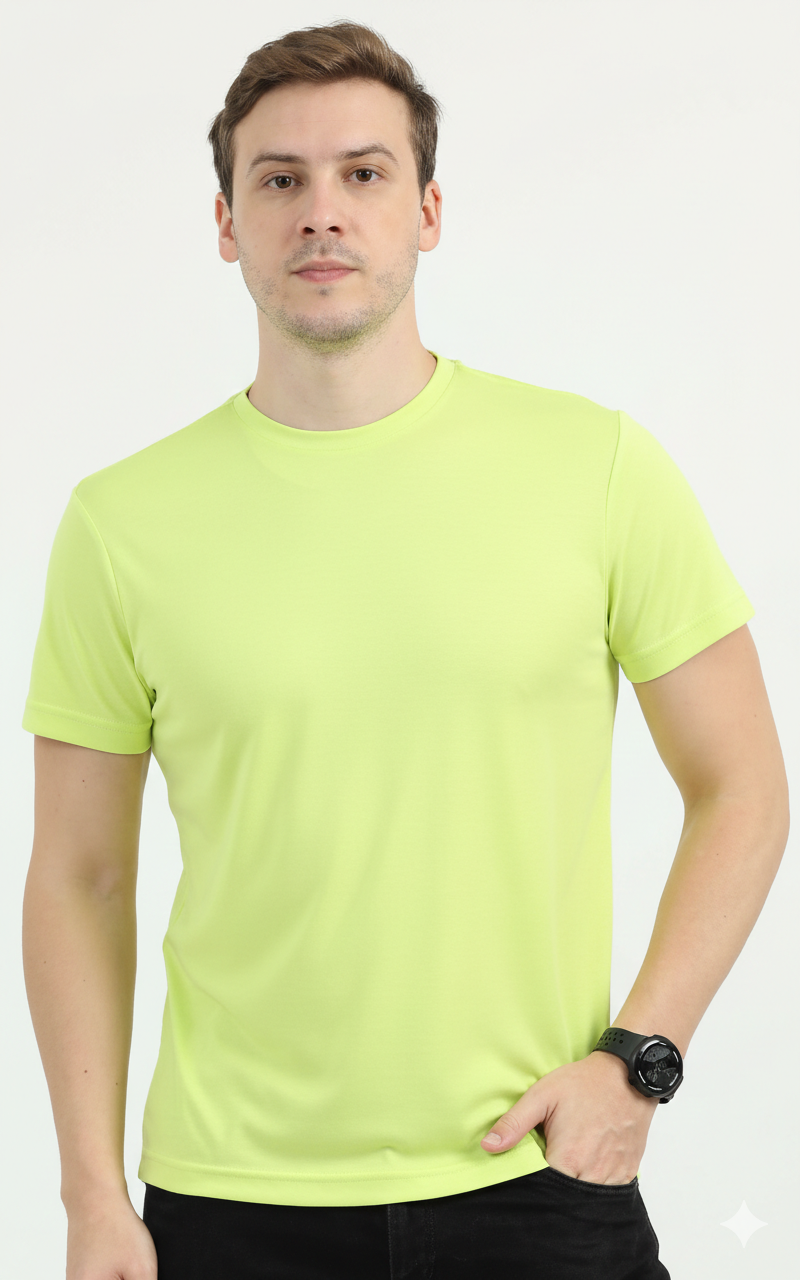 Reebok Polyester Round Neck T Shirts