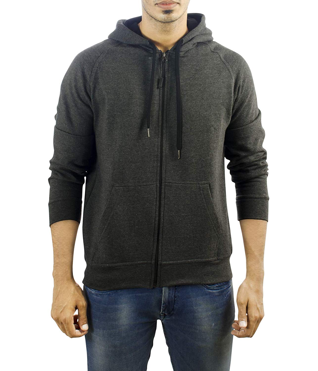 Ruffty Contrast Hoodies Fleece
