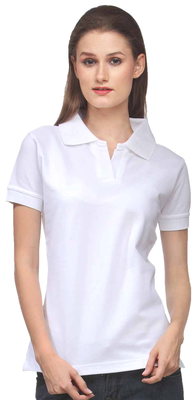 Scott Cotton Solid Female Polo T Shirt